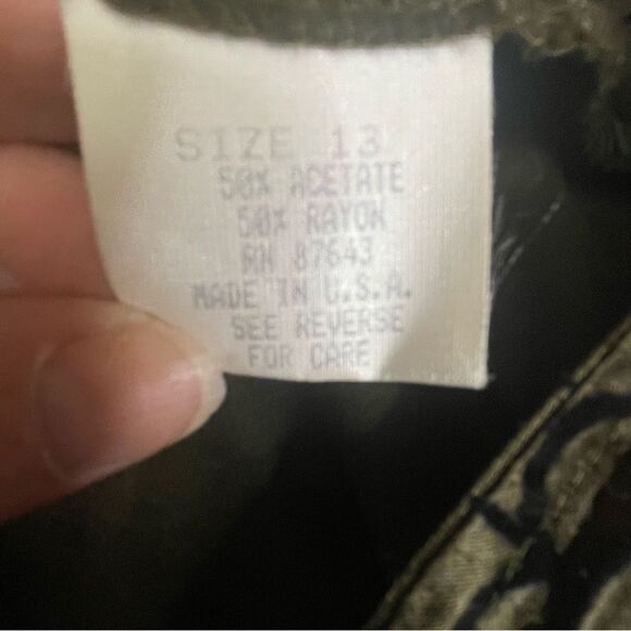 Vintage Streetwear Velvet Y2K Satin Pants Made in USA Size 13 - Picture 5 of 13